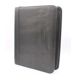 Targus Leather Zip Planner Padfolio Organizer Portfolio Pockets Notepad 12x10"